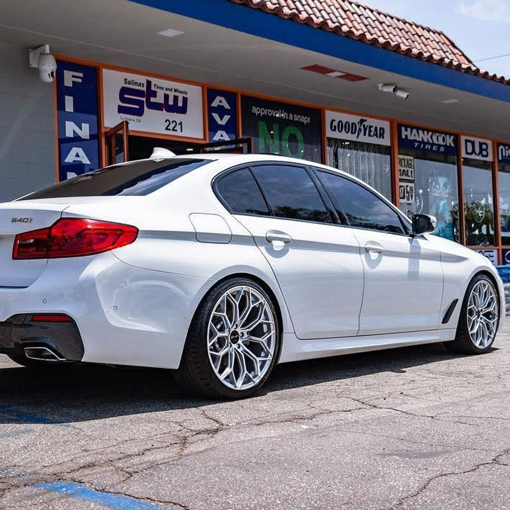 20" Gianelle Monte Carlo Black 20x8.5 20x10 Wheels Rims Fits BMW E63 E64 645 650