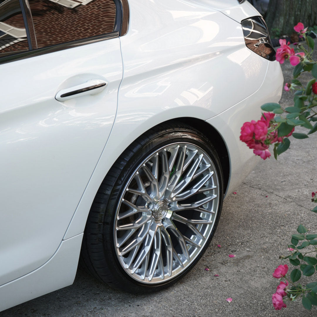 20" AL13 FR100 Silver 20x9 20x10.5 Concave Wheels Rims Fits BMW 640 650