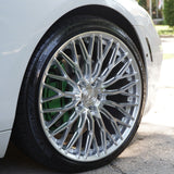 20" AL13 FR100 Silver 20x9 20x10.5 Wheels Rims Fits BMW 640 650 Gran Coupe