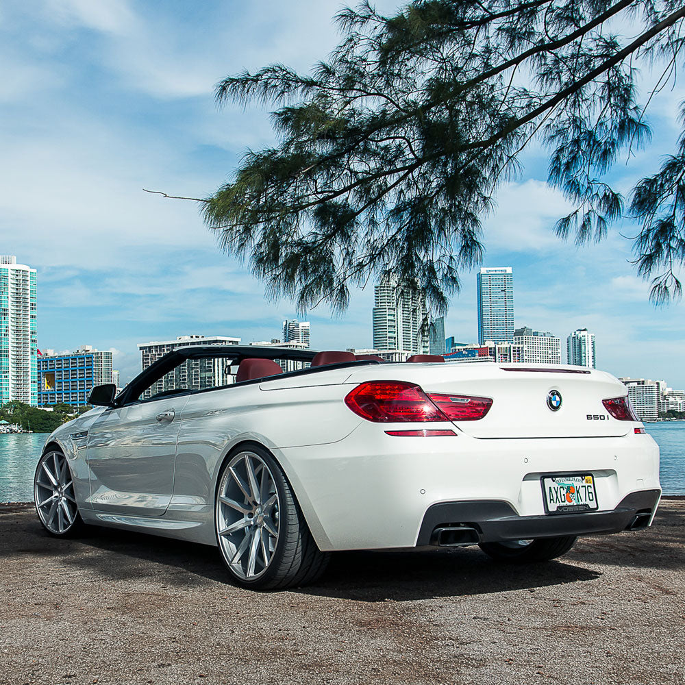 20" Vossen VFS-1 Silver 20x9 20x10 Forged Wheels Rims Fits BMW 5 Series xDrive