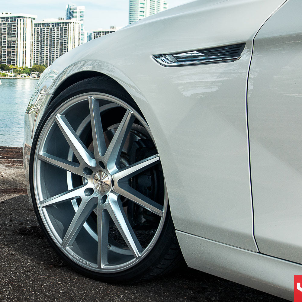 20" Vossen VFS-1 Silver 20x9 20x10 Forged Wheels Rims Fits BMW 5 Series xDrive