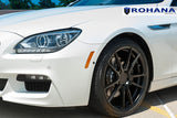 22" ROHANA RFX2 BLACK CONCAVE FORGED WHEELS RIMS FITS BMW F01 740 750 760