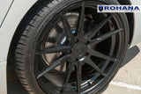 22" ROHANA RFX2 BLACK CONCAVE FORGED WHEELS RIMS FITS BMW F01 740 750 760