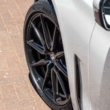 19" Vossen HF3 Black 19X9 19X10 1200 Concave Wheels Rims Fits BMW Z4M