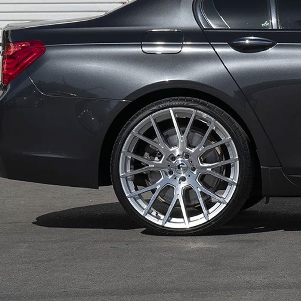 20" Forgiato Flow 001 Black Forged Concave Wheels Rims Fit Jaguar XJRS XJS