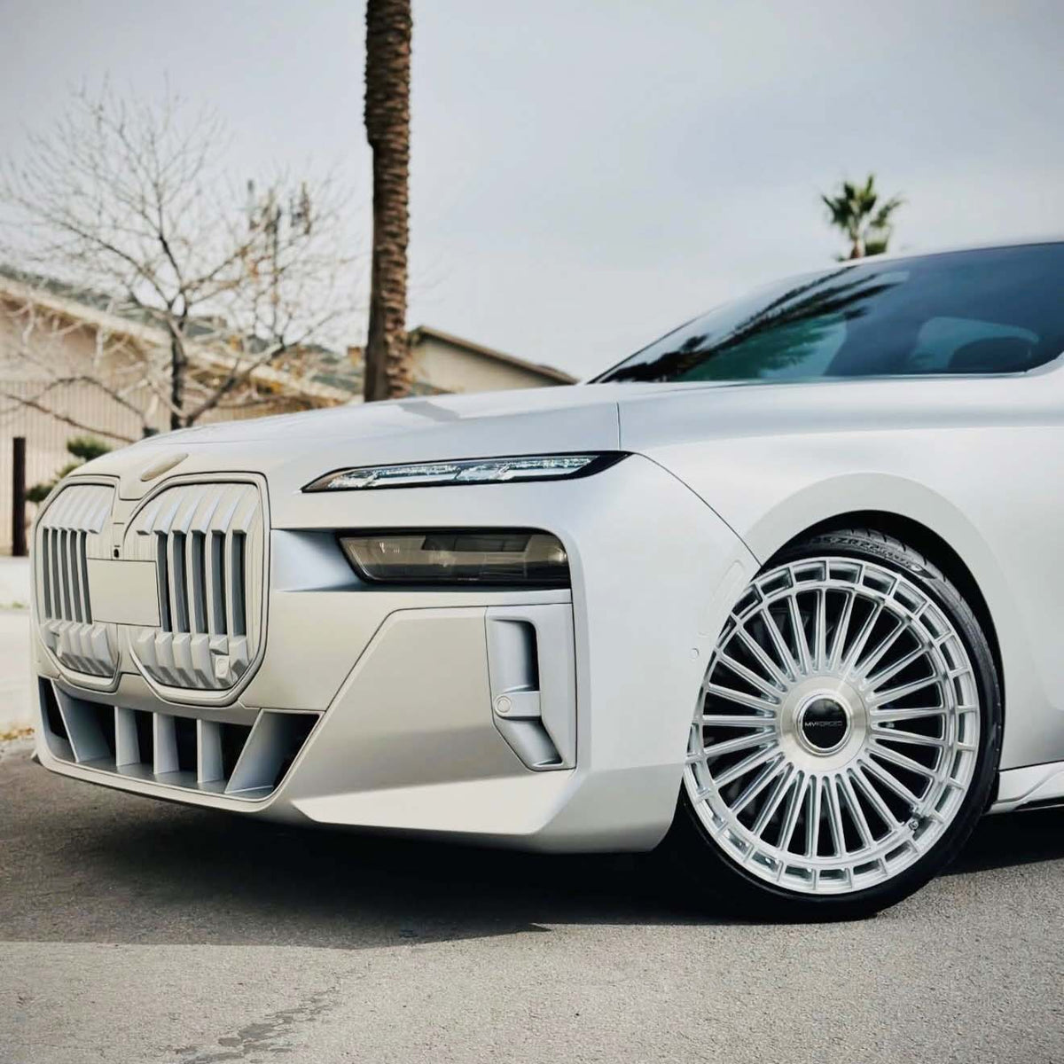 22" MV Forged MVF40 Silver Concave Wheels Rims Fits BMW G11 7 Series