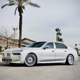 22" MV Forged MVF40 Silver Concave Wheels Rims Fits BMW G11 7 Series