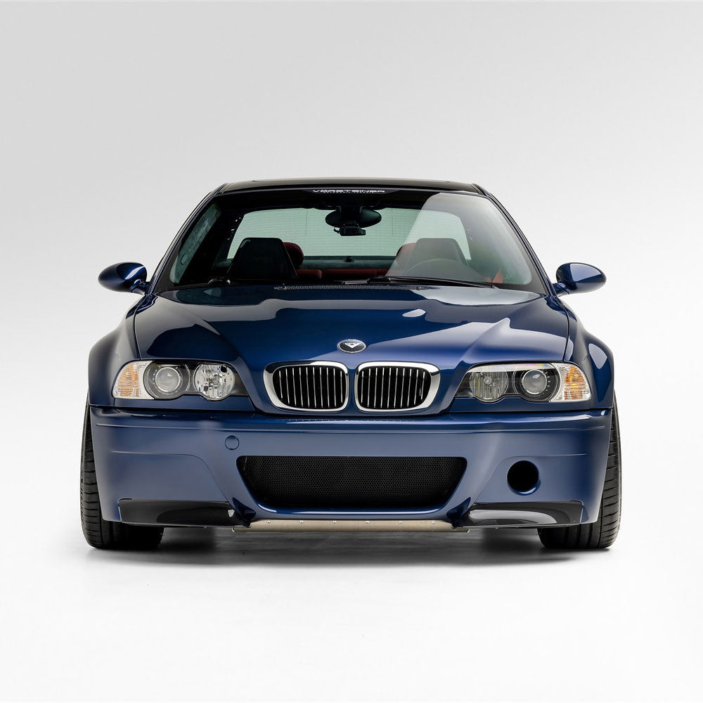 Vorsteiner V-CSL Aero Front Bumper Carbon Fiber 1x1 Glossy Fits 2004+ BMW E46 M3