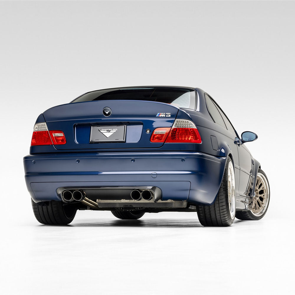 Vorsteiner V-CSL Aero Rear Diffuser Carbon Fiber 1x1 Glossy Fits BMW E46 M3