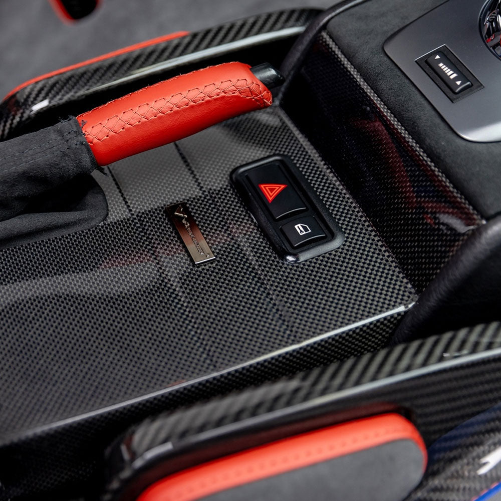Vorsteiner V-CSL Center Console Carbon Fiber 1x1 Glossy Fits BMW E46 M3