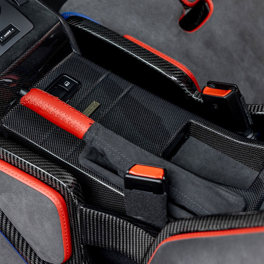 Vorsteiner V-CSL Center Console Carbon Fiber 1x1 Glossy Fits BMW E46 M3