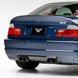 Vorsteiner V-CSL Aero Rear Diffuser Carbon Fiber 1x1 Glossy Fits BMW E46 M3