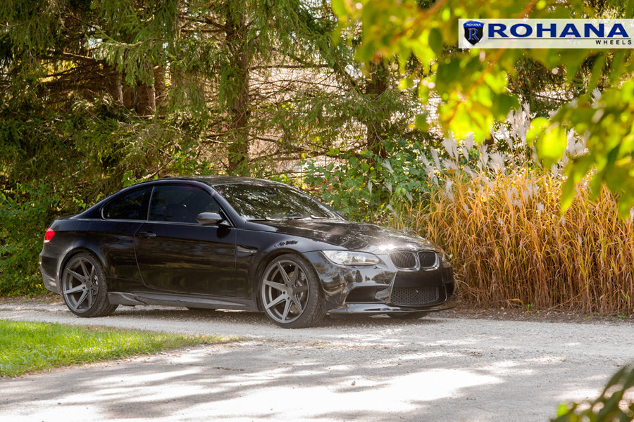 19" ROHANA RC7 GRAPHITE CONCAVE WHEELS RIMS FITS BMW E38 740i 740iL 750iL