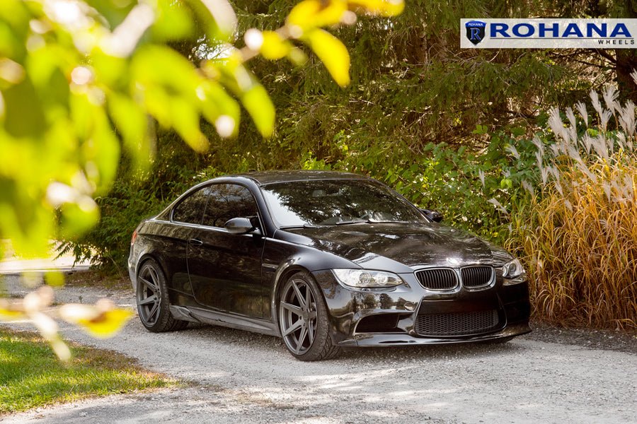 19" ROHANA RC7 GRAPHITE CONCAVE WHEELS RIMS FITS BMW E39 525i 528i 530 540