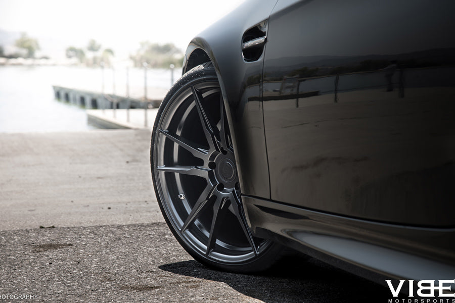 19" ROHANA RFX2 BLACK FORGED CONCAVE WHEELS RIMS FITS INFINITI G37 SEDAN