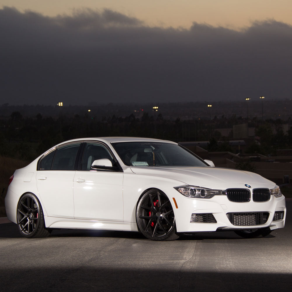 19" Vorsteiner V-FF 101 Forged Black Concave Wheels Rims Fits BMW E90 E92 M3