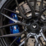 20" Vorsteiner V-FF 107 Concave Black Wheels Rims Fits Mercedes W205 C63 AMG