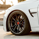 18" Vorsteiner V-FF 108 Forged Concave Graphite Wheels Rims Fits Subaru BRZ