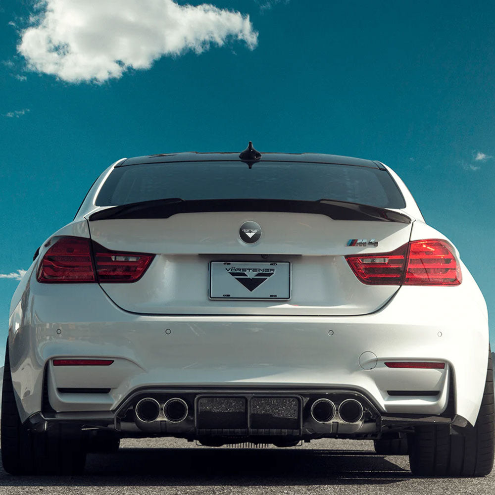 Vorsteiner VRS GTS Rear Diffuser Carbon Fiber PP 1x1 Glossy Fits BMW F8X M3 M4