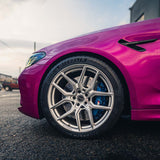 21" MV Forged MVF5 Silver 21x9.5 21x11 Concave Wheels Rims Fits BMW F90 M5