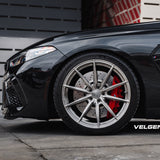 22" Velgen VF10 22x10.5 Brushed Titanium Concave Wheels Rims Fits Audi Q8 SQ8