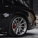 22" Velgen VF10 22x10.5 Brushed Titanium Concave Wheels Rims Fits Audi Q8 SQ8