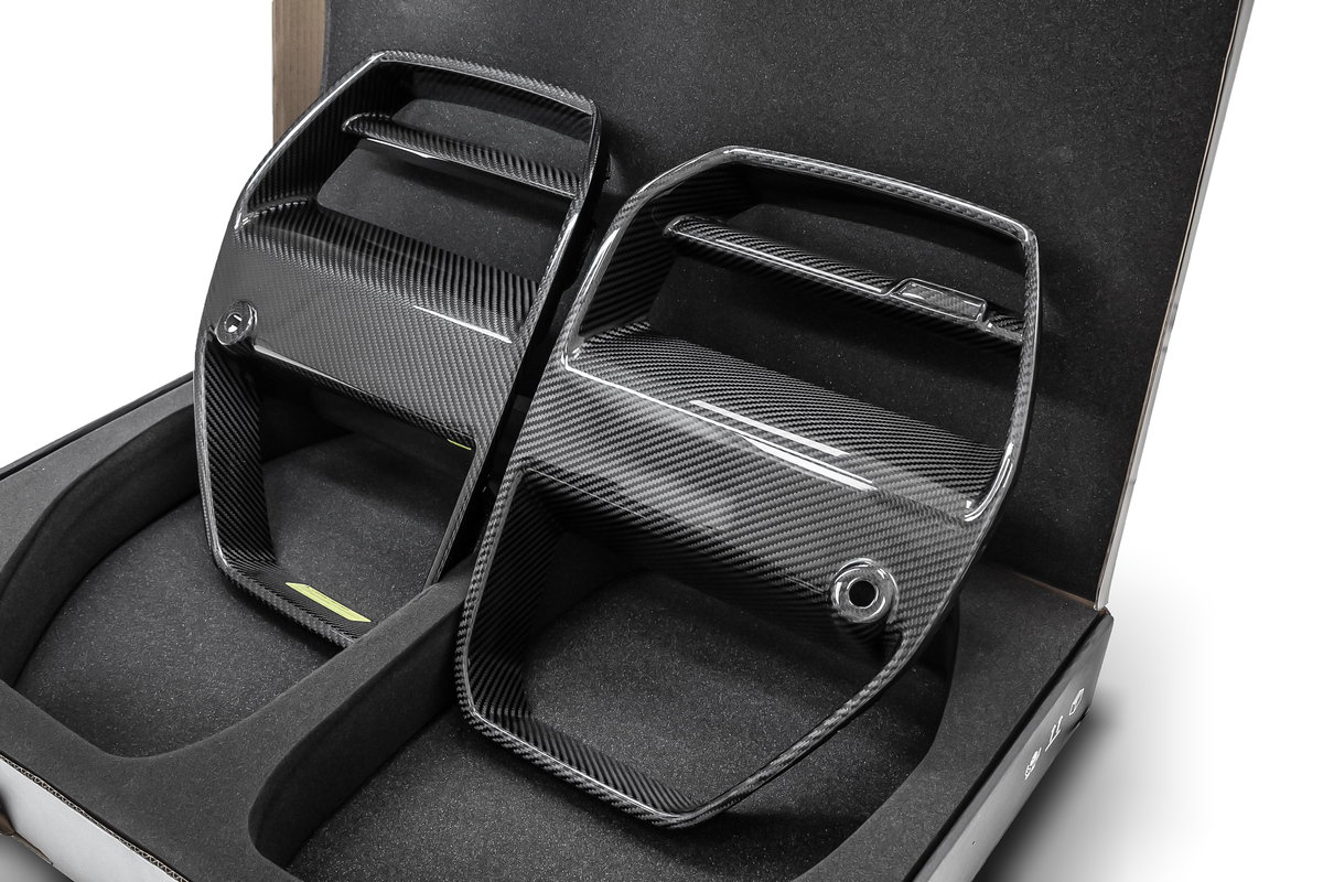 Vorsteiner VRS Carbon Fiber Front Grill 2x2 Glossy fits BMW G80 G82 M3 M4