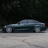 20" MV Forged MVF5 Silver 20X9 20X10 Concave Wheels Rims Fits BMW 740 750