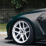 20" MV Forged MVF5 Silver 20X9 Concave Wheels Rims Fits Acura TL 3rd Gen UA6 UA7