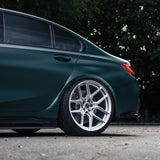 22" MV Forged MVF5 Silver 22X9.5 Concave Wheels Rims Fits Ford Mustang Mach-E