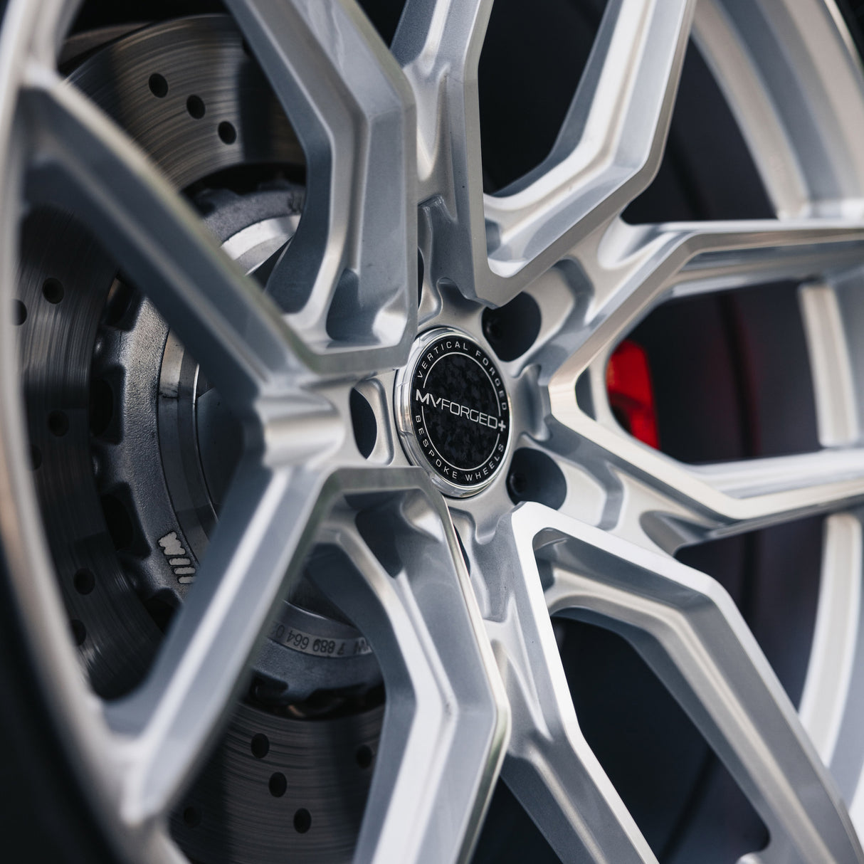 20" MV Forged MVF5 Silver 20x9.5 20x10.5 Concave Wheels Rims Fits BMW G82 M4