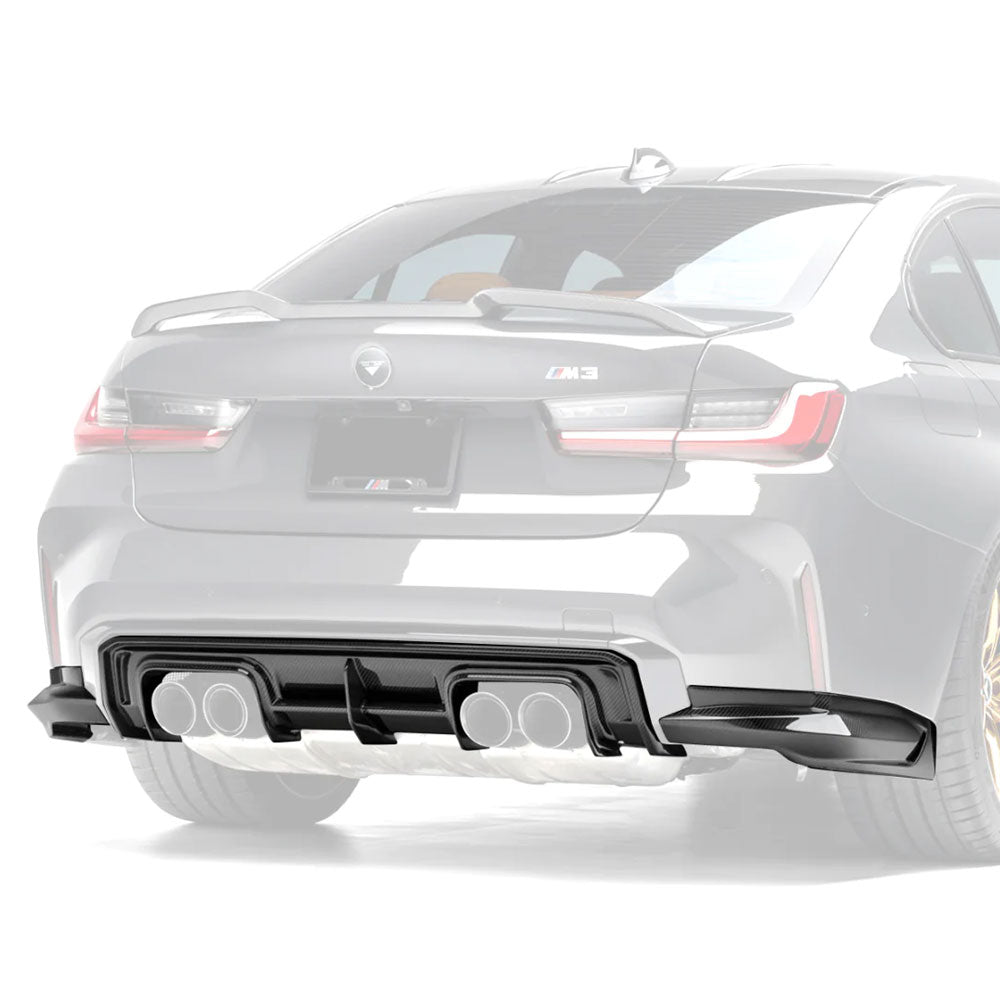 Vorsteiner Aero VRS Rear Diffuser Carbon Fiber 2x2 Glossy Fits BMW G80 M3