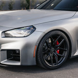 20" MV Forged MVF5 Black 20x9.5 20x10.5 Concave Wheels Rims Fits BMW G87 M2