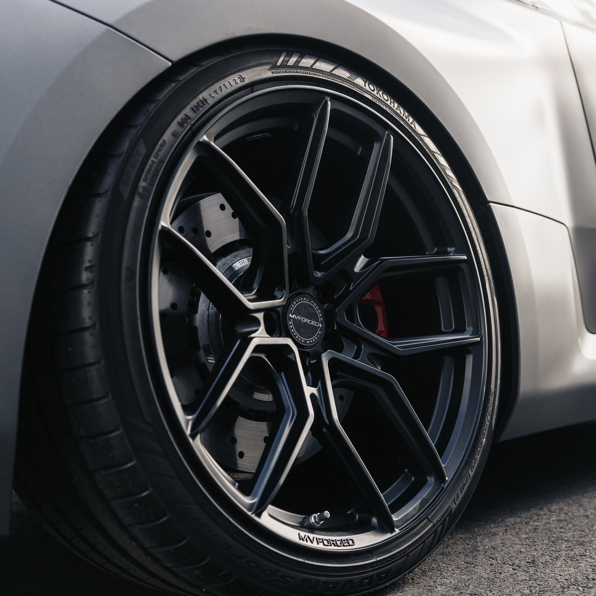 20" MV Forged MVF5 Black 20X9 20X10.5 Concave Wheels Fits Hyundai Genesis Coupe