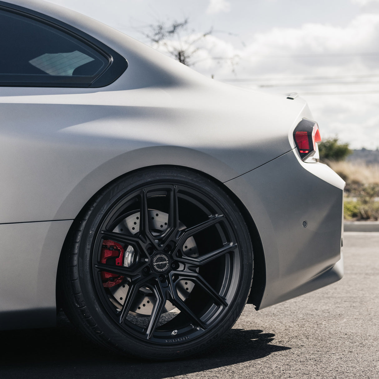 20" MV Forged MVF5 Black 20x9.5 20x10.5 Concave Wheels Rims Fits BMW G80 M3