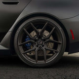 20" MV Forged MVF5 Black 20X10.5 20X11 Concave Wheels Rims Fits BMW G90 M5