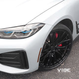 19" Avant Garde M570R Black 19x8.5 Concave Wheels Rims Fits Audi B9 A4 S4