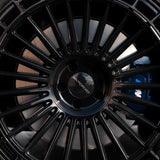 24" MV Forged MVF40 Black 24x10 Concave Wheels Rims Fits BMW G07 X7