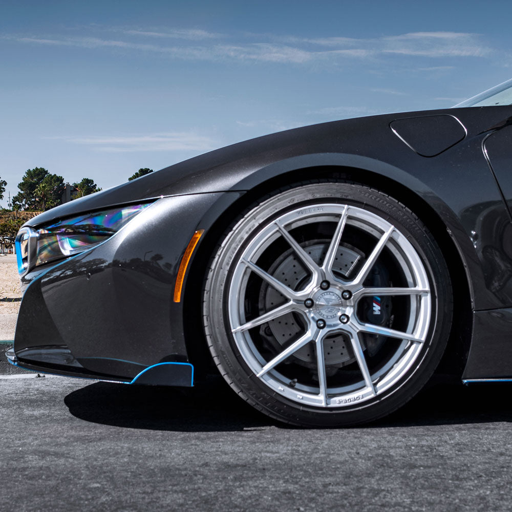 21" Ferrada FR8 Silver 21x9 Forged Concave Wheels Rims Fits Tesla Model S