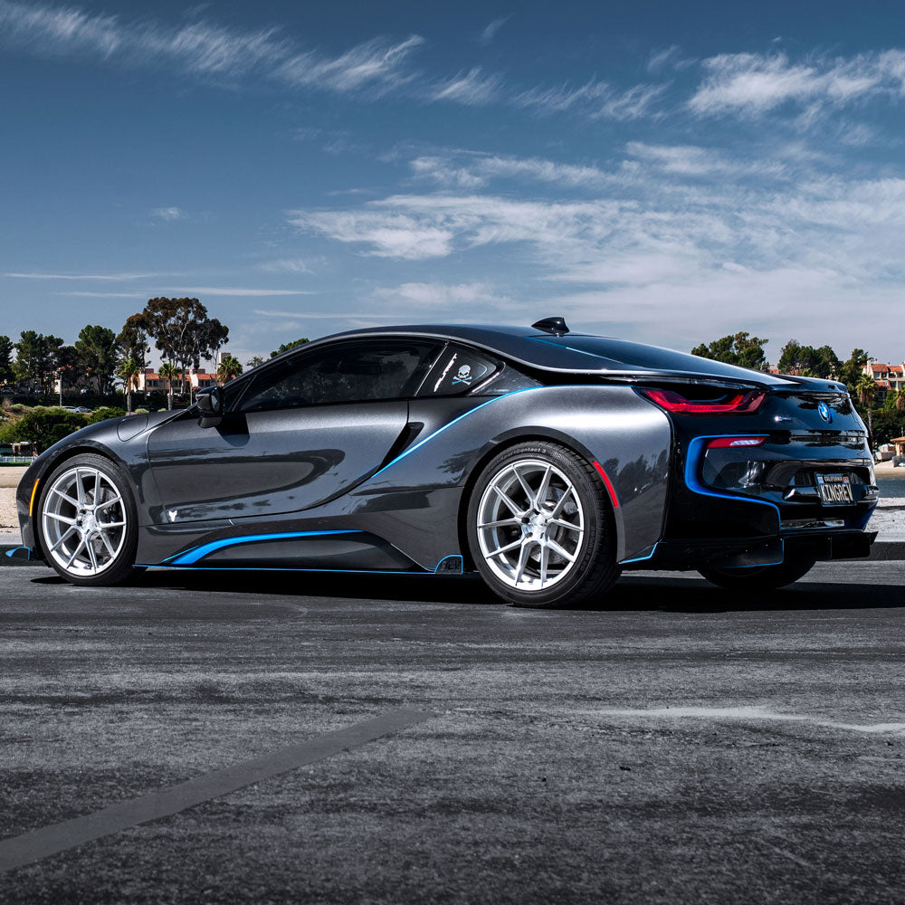 21" Ferrada FR8 Silver 21x9 Forged Concave Wheels Rims Fits Tesla Model S