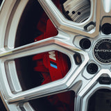 22" MV Forged MVF5 Silver 22X9.5 Concave Wheels Rims Fits Ford Mustang Mach-E
