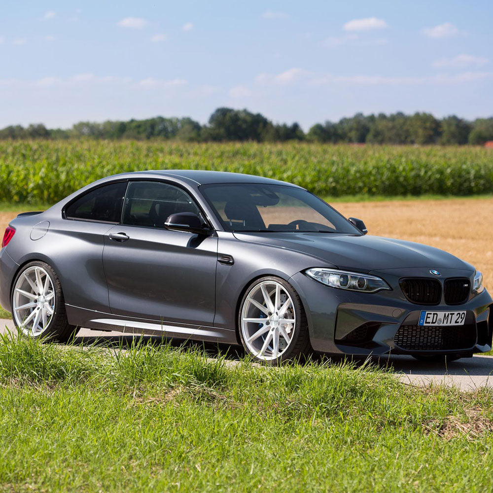 20" Vossen VFS-1 Silver 20x9 20x10 Forged Wheels Rims Fits BMW 5 Series xDrive