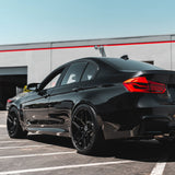 20" Brixton Forged RF7 Black 20x10 20X12 Concave Wheels Rims Fits Nissan GT-R