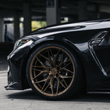 20" Rohana RFX17 20x9 Bronze Forged Concave Wheels Rims Fits Audi A4 B9