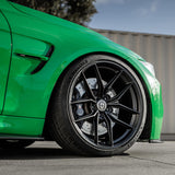 20" HRE FF21 Black 20x9.5 20x11 Forged Concave Wheels Rims Fits BMW F87 M2