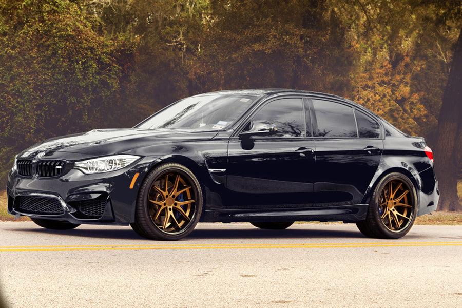 19" FERRADA FR2 BRONZE CONCAVE WHEELS RIMS FITS LEXUS ISF