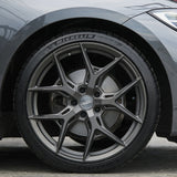 19" Vossen HF5 Gunmetal 19X8.5 19X9.5 Concave Wheels Rims BMW 330e 330i M340i