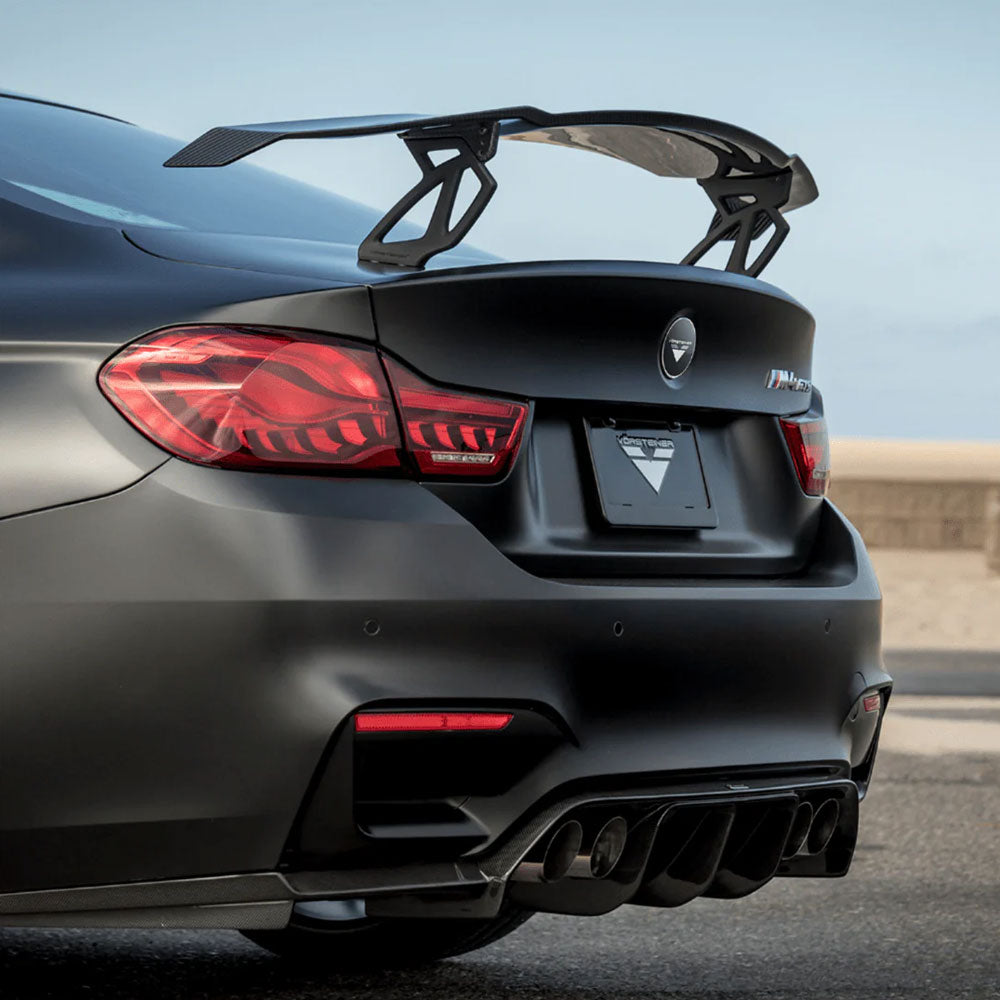 Vorsteiner Aero VRS GTS Uprights Matte Black For Wing Blade Fits BMW F8X M3 M4