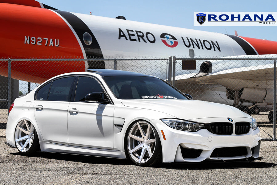 19" ROHANA RC7 SILVER CONCAVE WHEELS RIMS FITS BMW F30 320 328 335 SEDAN
