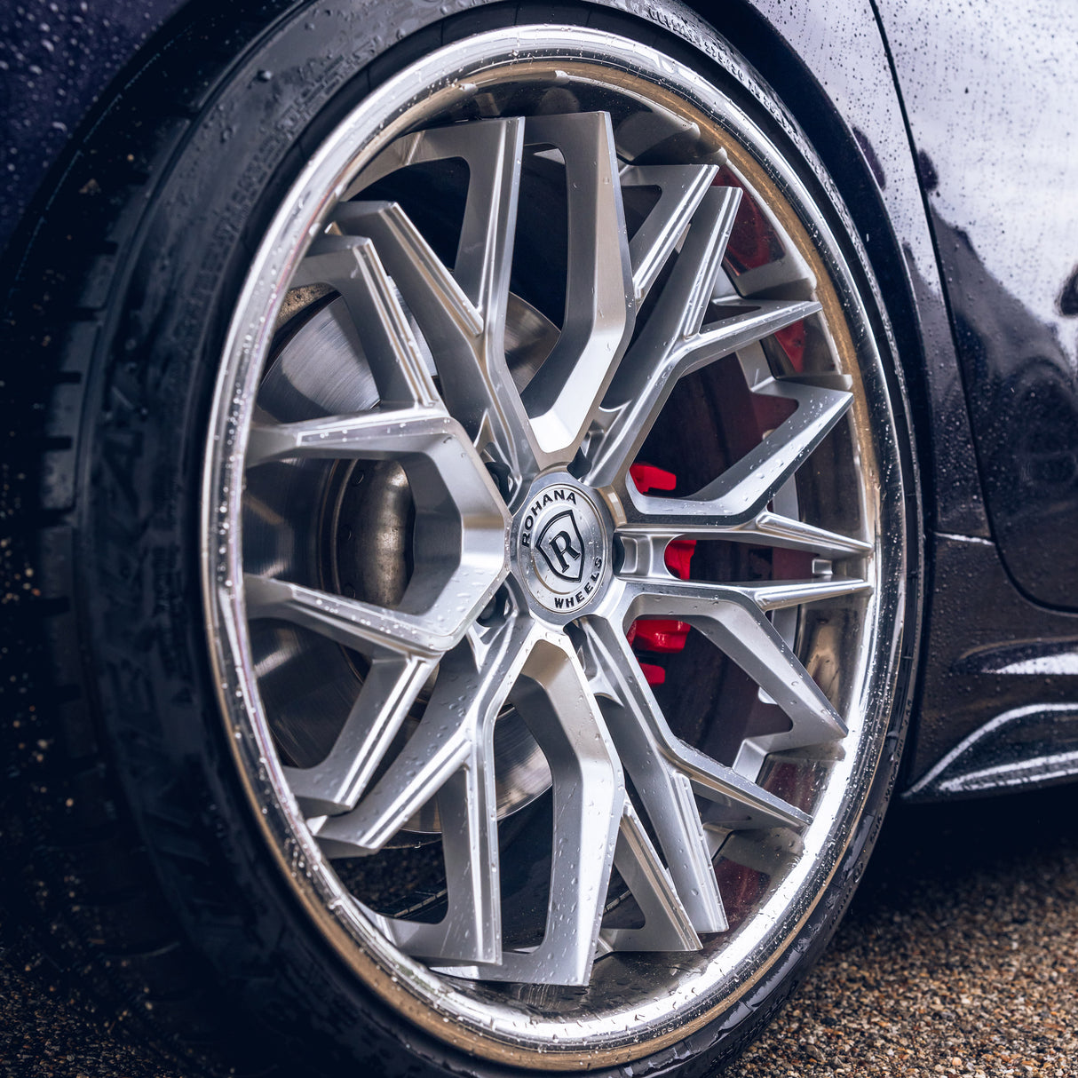 19" Rohana RFC3 Silver Concave Wheels Rims Fits Lexus RC F